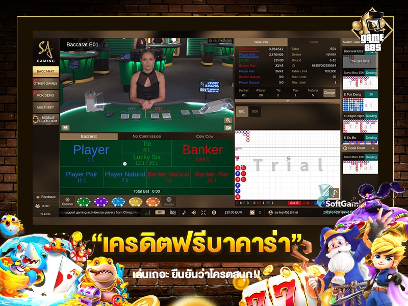 เครดิตฟรีบาคาร่า